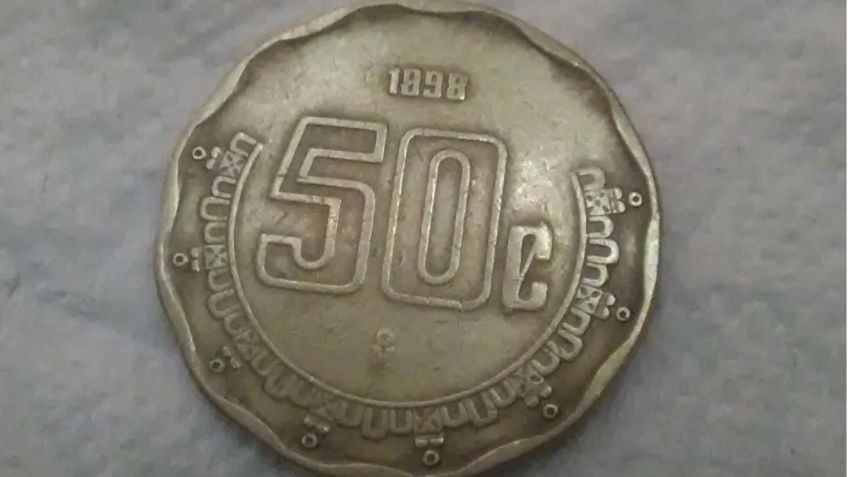 ¿Cómo reconocer la moneda de 50 centavos con un error por la que piden 21 mil pesos?