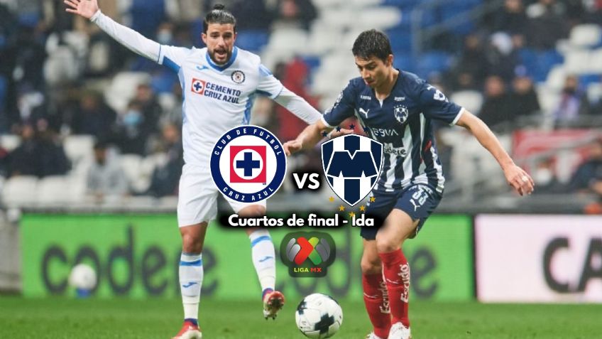 Qué canal transmite HOY Cruz Azul vs Monterrey por TV: Cuartos de final ida