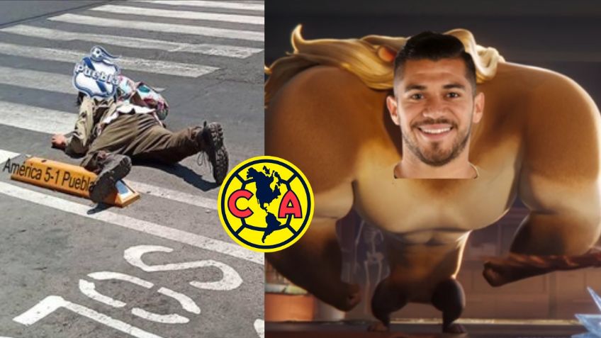 MEMES y América no tienen piedad del 'Pueblita' de Larcamón con goleada