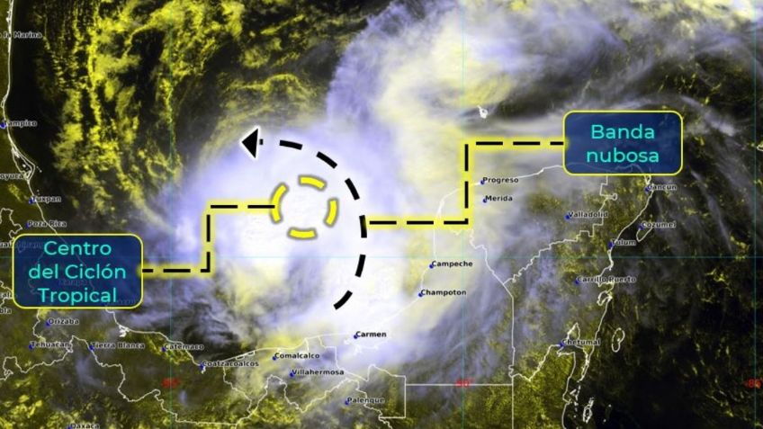 Ciclón Tropical Karl y Frente frío: ¿Dónde habrá lluvias del 14 al 16 de octubre?