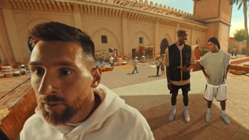 Messi y Ronaldinho se reencuentran en comercial para Qatar 2022 (VIDEO)