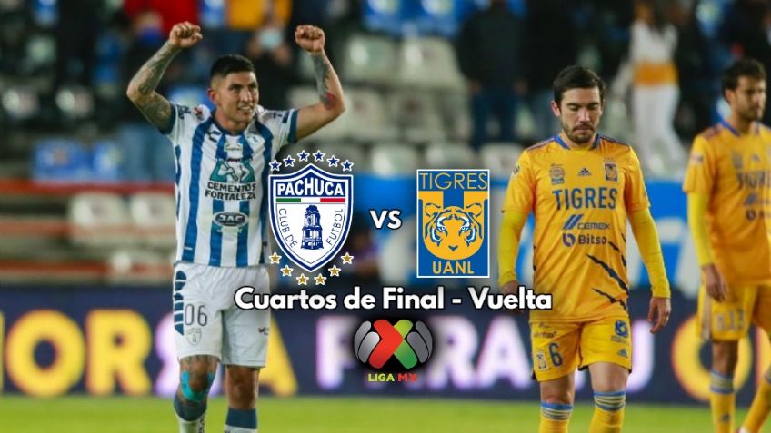 Qué canal transmite HOY Pachuca vs Tigres EN VIVO por TV: Cuartos de Final Vuelta