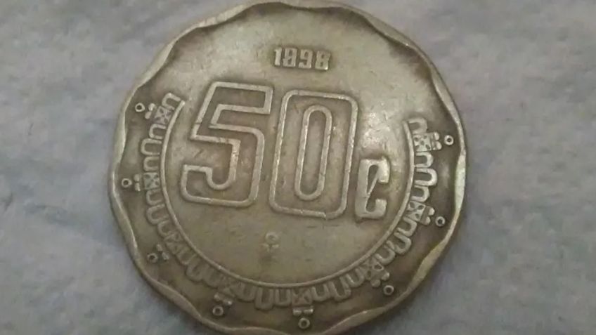 La mini moneda de 50 centavos que ahora vale más de 20 mil pesos por pequeño error