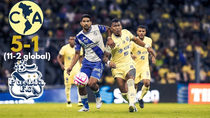 Liga MX: América apabulló al Puebla y los MEMES celebran su pase a Semifinales