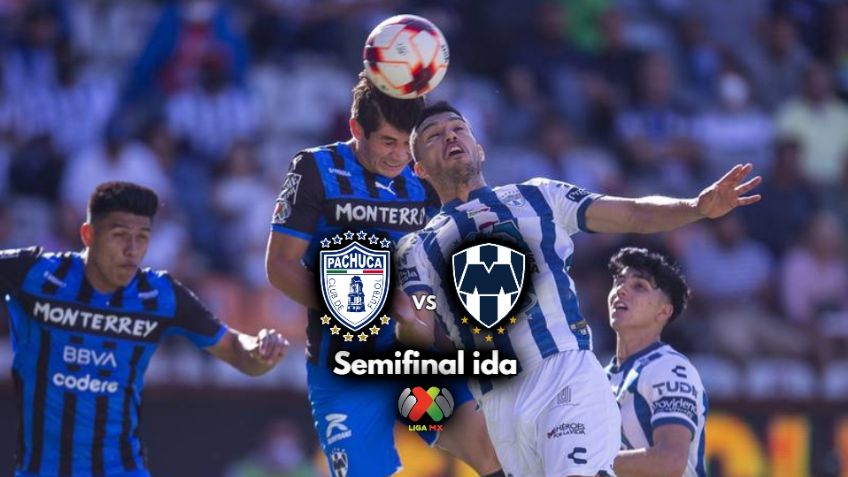 Qué canal transmite HOY Pachuca vs Monterrey EN VIVO por TV: Semifinal Ida Liga MX