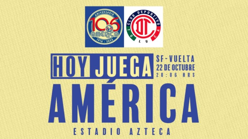 Link dónde ver HOY América vs Toluca EN VIVO online: Semifinal Vuelta Liga MX