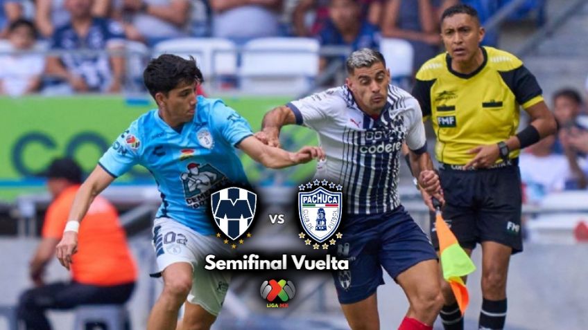 Qué canal transmite HOY Monterrey vs Pachuca EN VIVO por TV: Semifinal Vuelta Liga MX