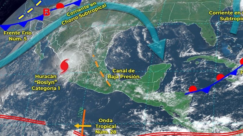 Frente Frío 5: ¿Dónde habrá LLUVIAS y frío HOY lunes 24 de octubre?