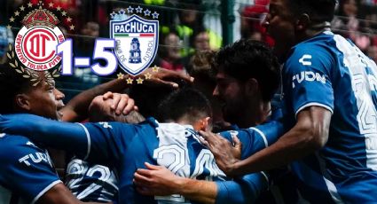 MEMES y Pachuca humillan al Toluca con goleada 5-1 en la Final de Ida