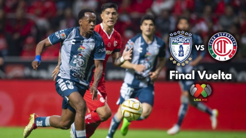 Qué canal transmite HOY Pachuca vs Toluca EN VIVO por TV: Final Vuelta Liga MX