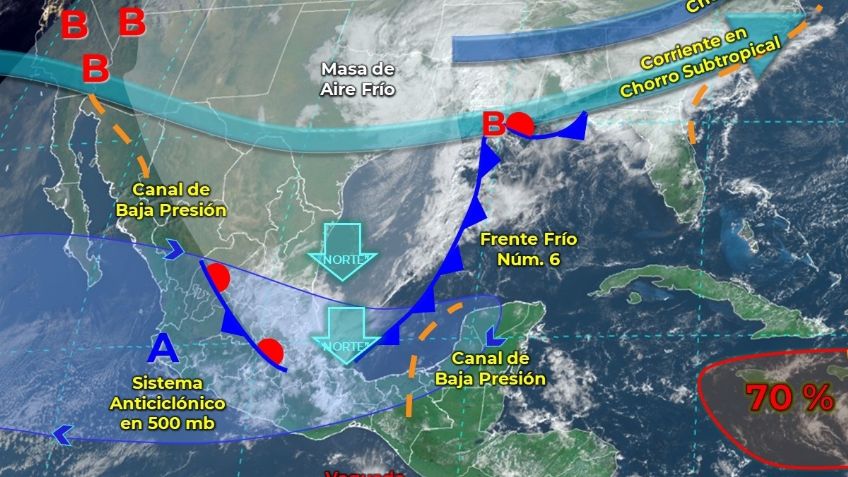 Nuevo Frente Frío 7: ¿Cuándo llega y qué estados afectará?