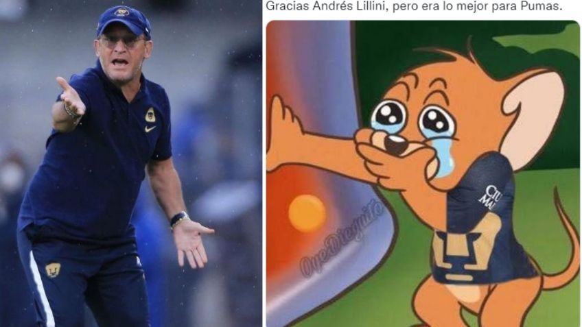 MEMES ríen y lloran por Lillini y su salida de Pumas: "¡Adiós, Vaquero!"
