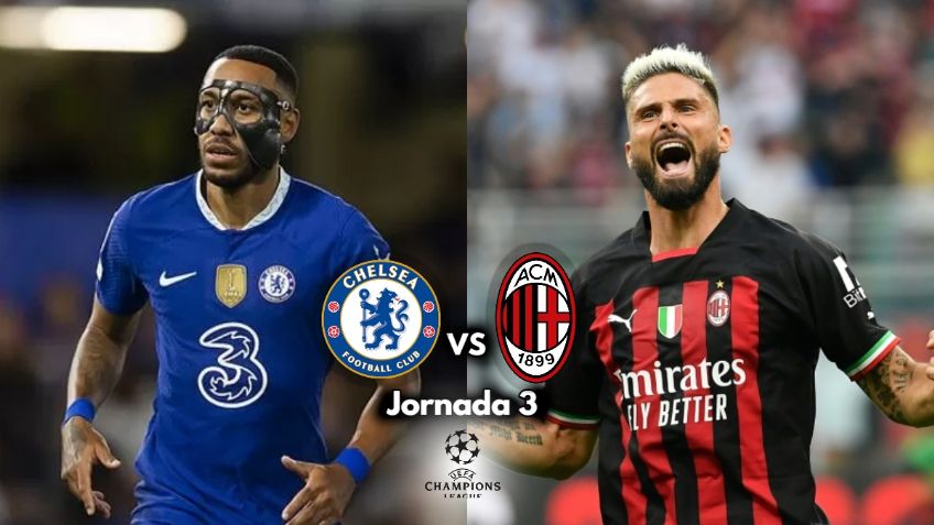 Qué canal transmite HOY Chelsea vs Milán EN VIVO por TV: Jornada 3 Champions