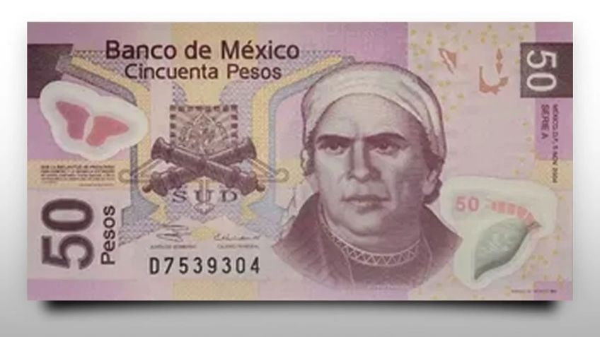 Así puedes reconocer el billete de 50 pesos por el que ofrecen 2 millones