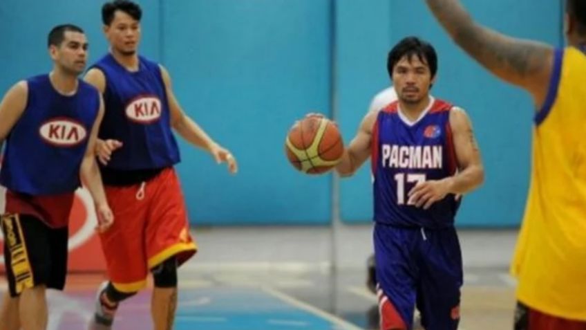 La sorprendente canasta de Manny Pacquiao al estilo NBA (VIDEO VIRAL)