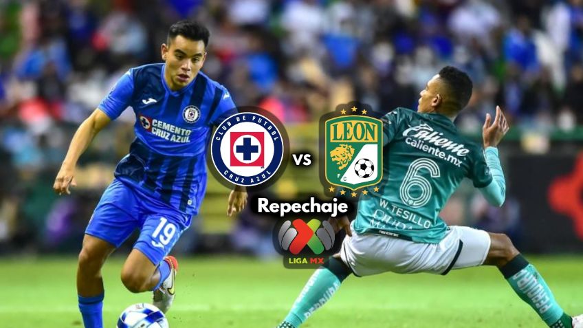 Qué canal transmite HOY Cruz Azul vs León EN VIVO por TV: Repechaje Liga MX