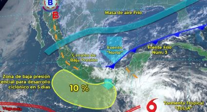 Huracán Julia: ¿Cómo afectará a México del 10 al 14 de octubre?