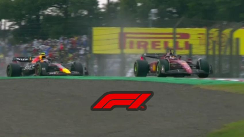 Checo Pérez termina segundo en GP de Japón por ERROR de Leclerc (VIDEO)