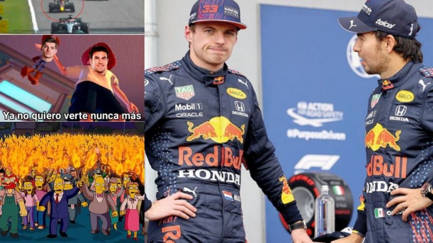 MEMES defienden a Checo Pérez tras egoísmo de Max Verstappen en el GP de Brasil