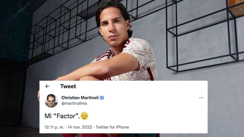 ¿Y Factor? Así reaccionó Christian Martinoli a la exclusión de Diego Lainez