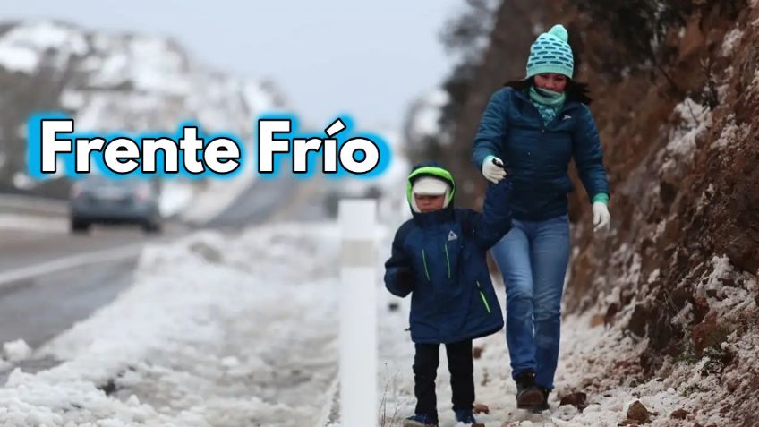 Frente Frío 9: ¿Dónde habrá LLUVIAS y heladas HOY 16 de noviembre?
