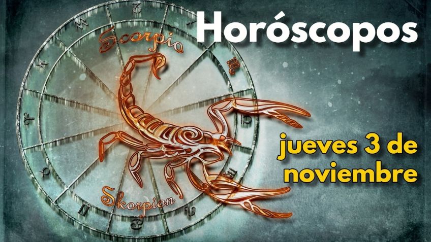 Horóscopos: Número y predicciones para tu signo HOY jueves 3 de noviembre