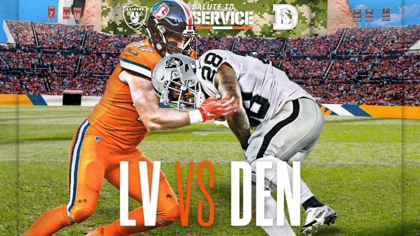 Qué canal transmite HOY Raiders vs Broncos EN VIVO por TV: NFL Semana 11