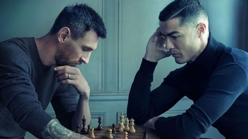 No fue real: lo que revela el detrás de cámaras de la foto de Messi y Cristiano Ronaldo