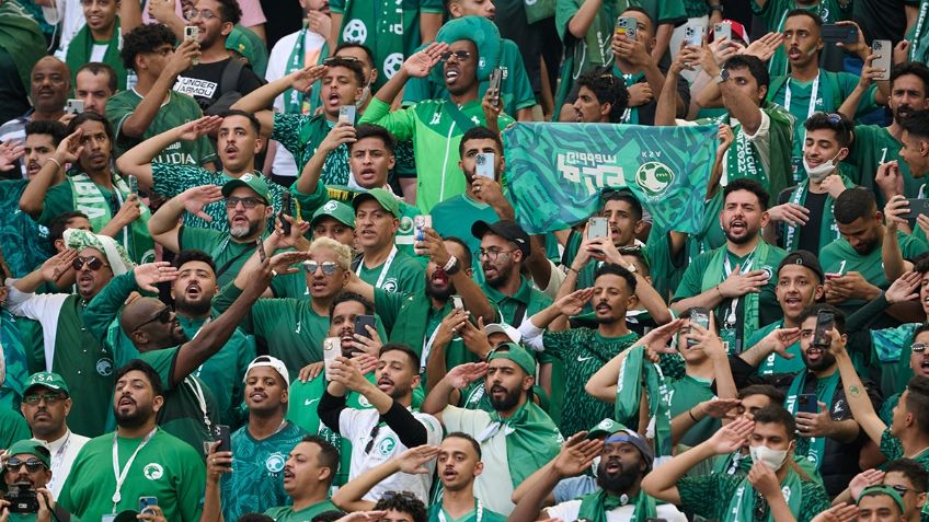 VIDEO VIRAL: Arabia Saudita vence a afición de Argentina con espectacular llegada al estadio