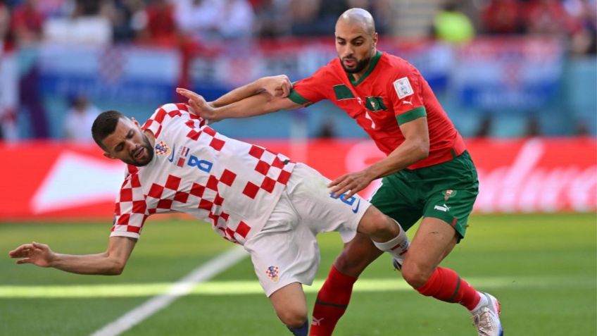 Qatar 2022: Marruecos vs Croacia, como en futbol llanero con gracioso momento (VIDEO)