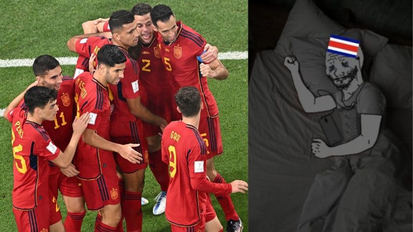 Los MEMES se hincan ante Luis Enrique por goleada de España a Costa Rica en Qatar 2022