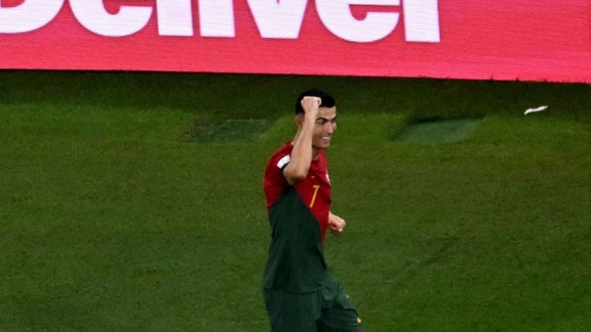 Cristiano Ronaldo hace corte de manga a jugador de Ghana que imitó su festejo | VIDEO