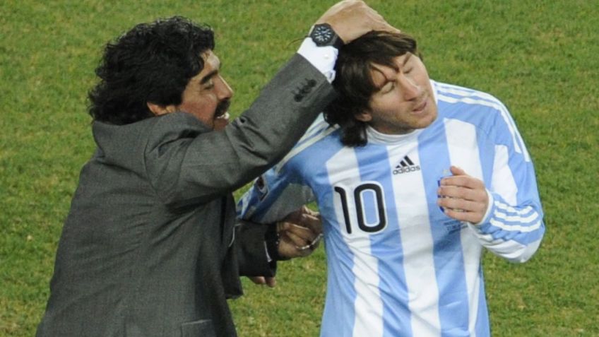 México vs Argentina: Messi se motiva con Maradona para vencer al Tri