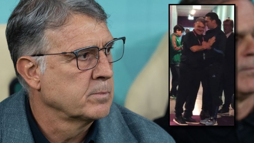 Tata Martino y la polémica FOTO con Scaloni tras derrota de México ante Argentina