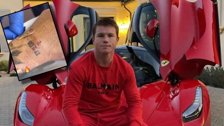 Canelo Álvarez mostró las huellas de su operación y cómo ruge su nuevo auto