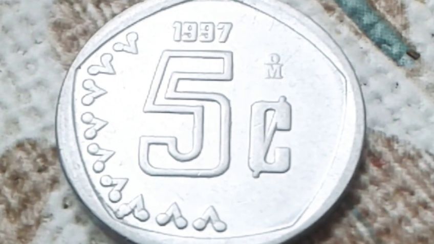 ¿Cuál es la moneda de 5 centavos por la que ofrecen 40 mil pesos?