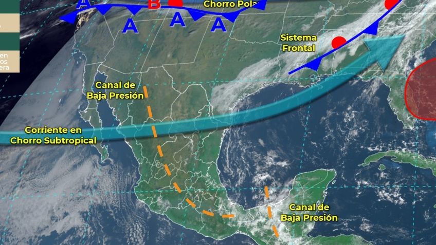 Frente Frío 7: ¿Dónde habrá LLUVIAS y frío hoy lunes 7 de noviembre?