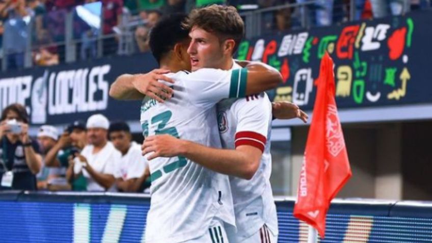 El mensaje de Santiago Giménez mientras México le ganaba a Irak