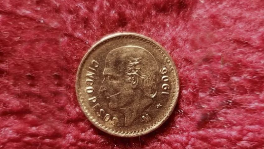 La moneda de ORO de Hidalgo que se vende por 2 mil dólares ¿Cómo identificarla?