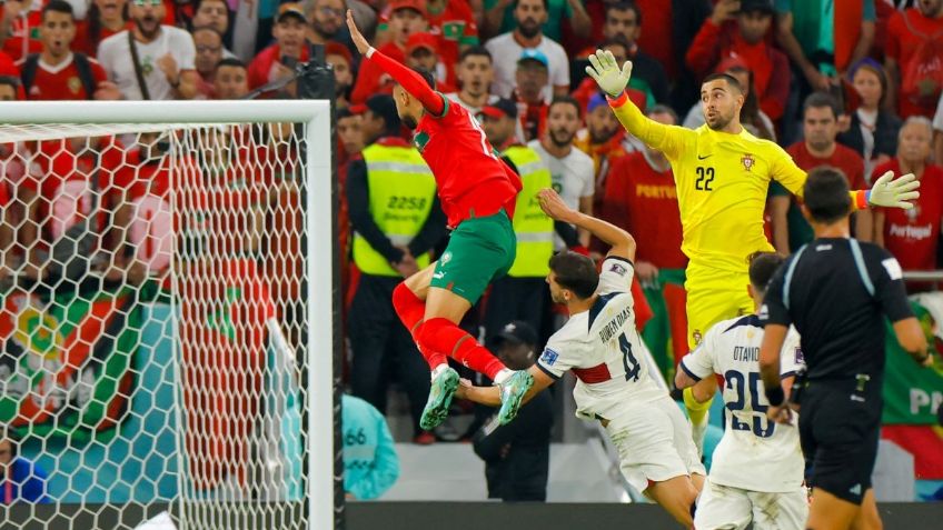 ¡Otra sorpresa! Con gol en Qatar 2022, En-Nesyri rompe récord de salto de Cristiano Ronaldo
