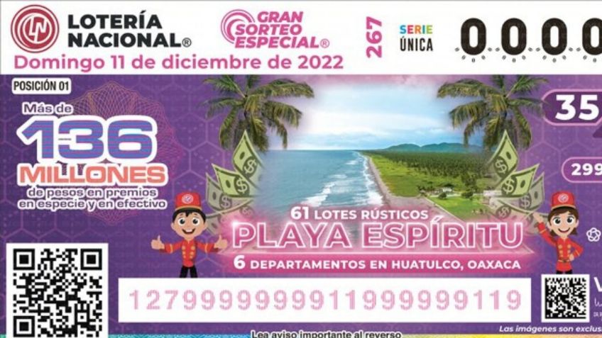 Lotería Nacional: ¿En dónde ver el Gran Sorteo Especial de HOY 11 de diciembre?