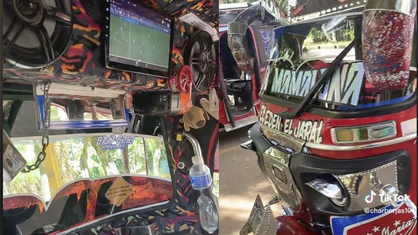 Qatar 2022: conductor de mototaxi rompe las redes al poner TV para ver el Mundial (VIDEO)