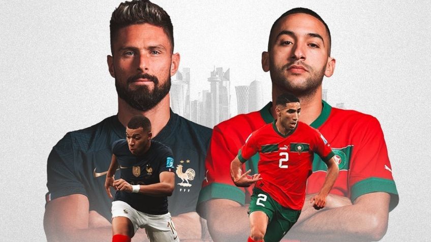 Link donde ver Francia vs Marruecos EN VIVO Online: Semifinal, Qatar 2022