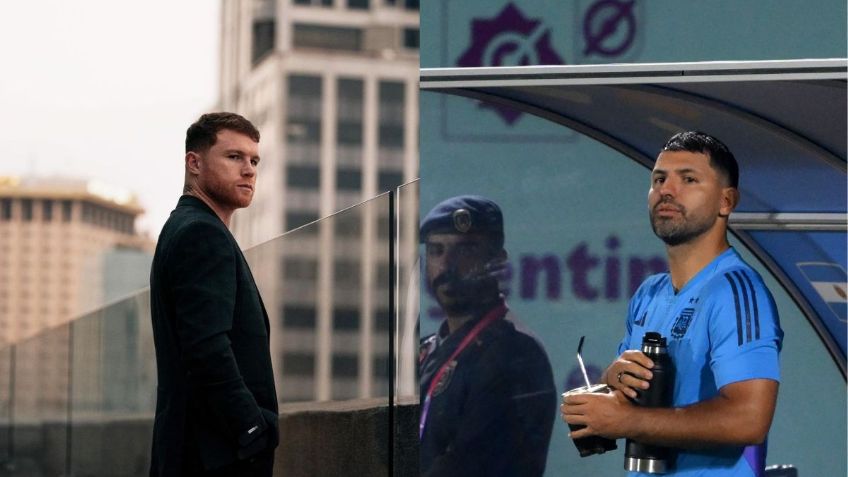 La sorpresiva respuesta del Kun Agüero a la felicitación del Canelo Álvarez