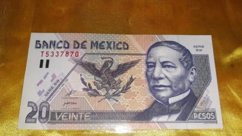 ¿Cómo reconocer el billete de 20 pesos por el que ofrecen 80 mil?