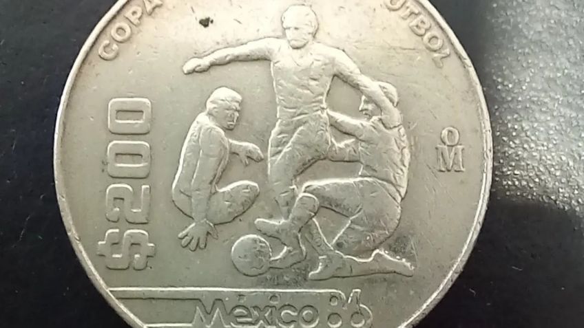 Esta es la moneda del Mundial México 1986 por la que ofrecen 50 mil pesos