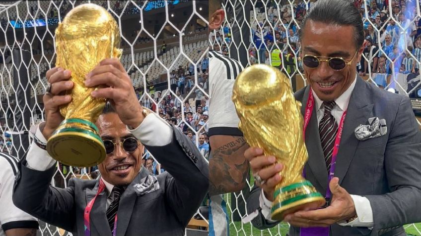 ¿Quién es Salt Bae y qué sanción recibirá por tocar la Copa del Mundo con Argentina?