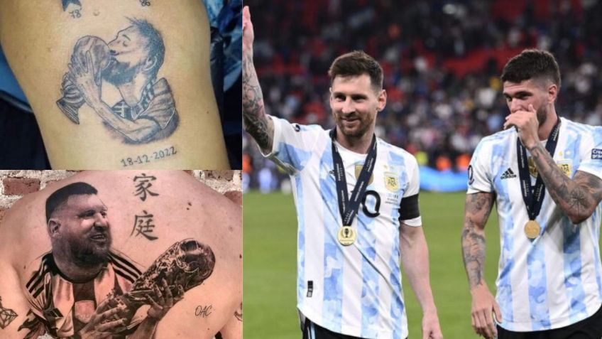 ¿Más FOTOS?: Los tatuajes más HORRIBLES del título de Argentina en Qatar 2022