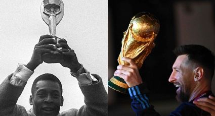 ¿Por qué el trofeo del Mundial de Pelé es diferente al de Messi? (FOTOS)