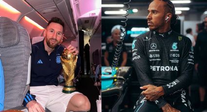 ¿Lewis Hamilton celebró el campeonato de Messi? Así fue captado en Argentina